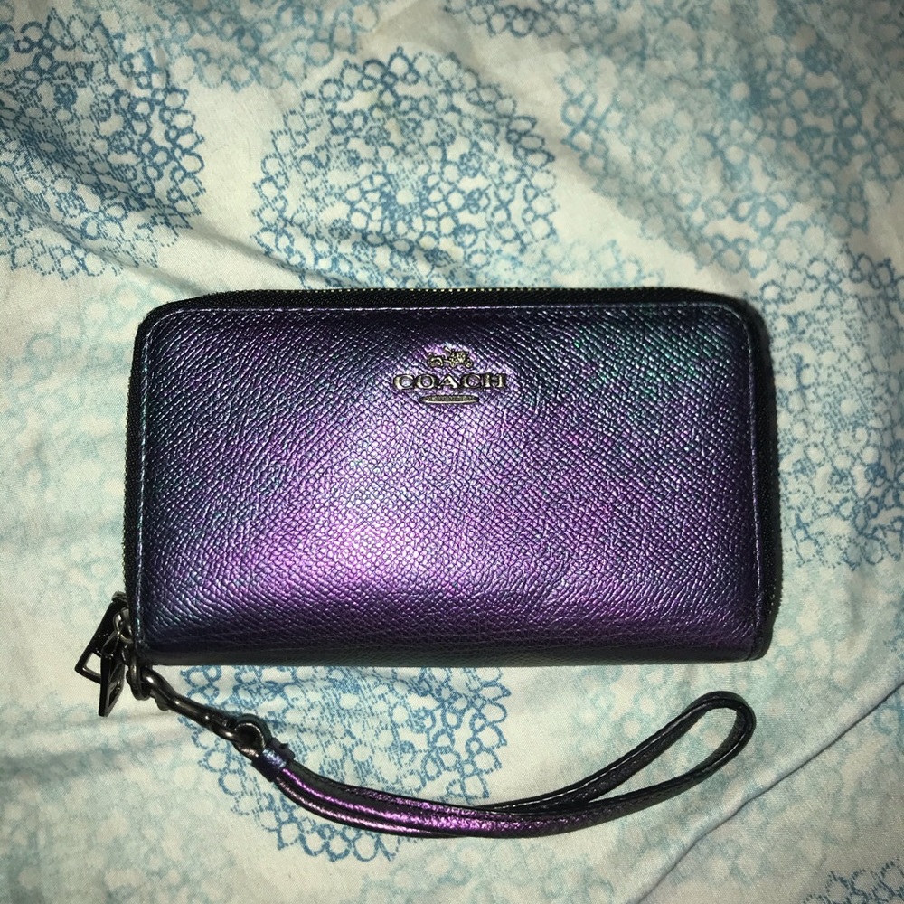 Coach iridescent wallet